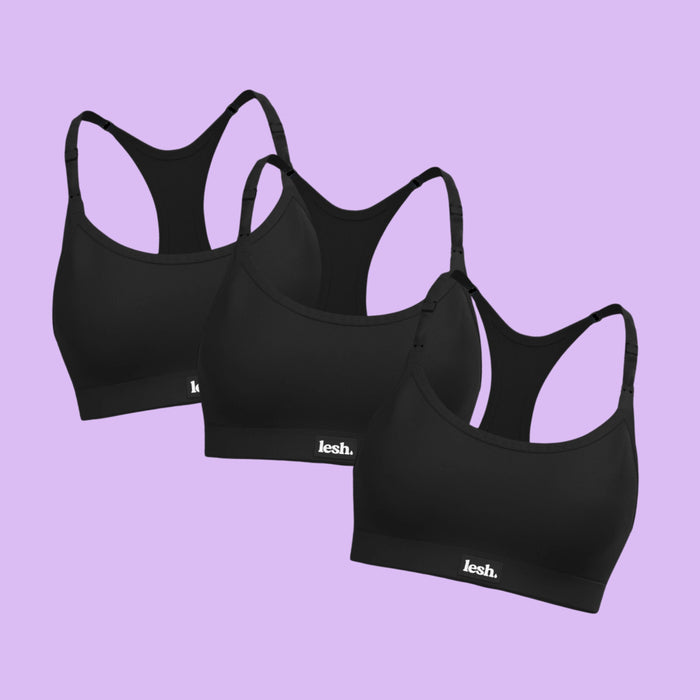 FREEFLO Leakproof Nursing Bra (3 pack bundle)